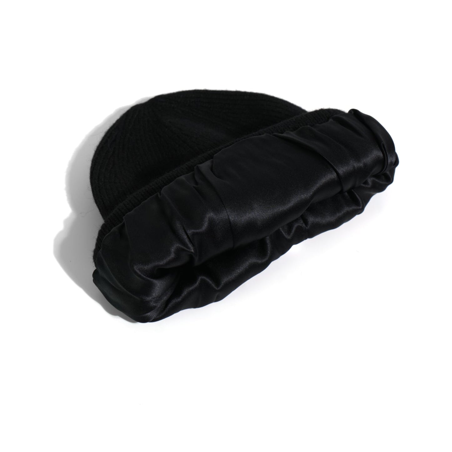 Cappello Invernale Unisex Interno 100% Seta Anticrespo | Nero